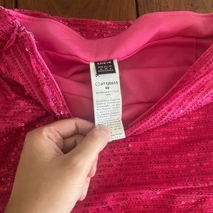 SHEIN mini pink skirt
